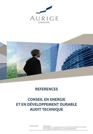 AURIGE - Références Conseil en énérgie