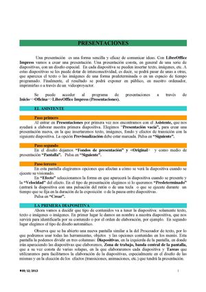 Tutorial LibreOffice Impress