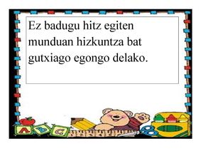 Euskaraz hitz egiteko arrazoiak  2013