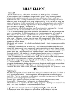 BILLY ELLIOT