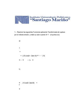 Transformada de Laplace