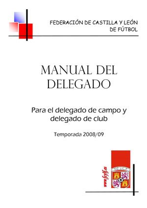 Manual del Delegado de Futbol