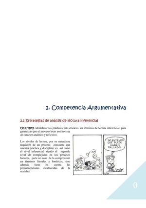 Competencia Argumentativa