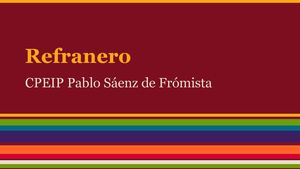 Refranes Castellanos