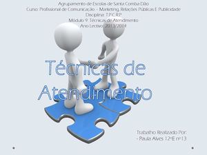 Técnicas de Atendimento