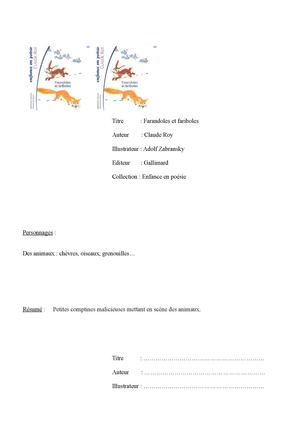 Farandoles et fariboles