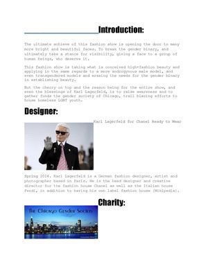 Fashion Show Production Project