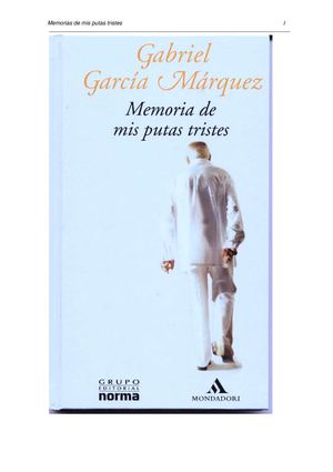 Lectura De Gabriel Marquez  