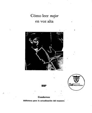 Cómo leer mejor en voz alta.