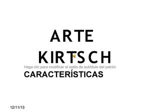 arte kirtsch