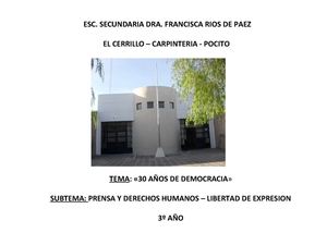 DERECHOS HUMANOS_PRENSA_LIBERTAD DE EXPRESION