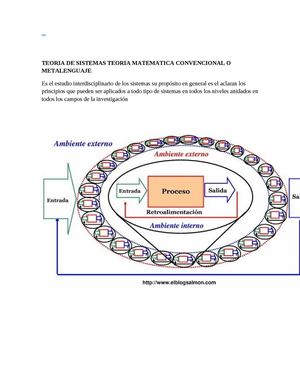 TEORIA DE SISTEMAS 