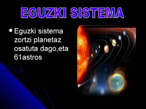 EGUZKI SISTEMA