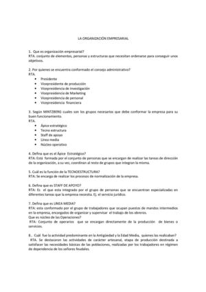 Organización Empresarial