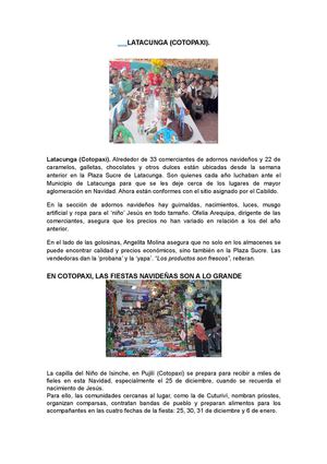 niños de Cotopaxi disfrutan de la navidad