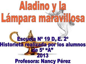 Aladino y la lámpara maravillosa