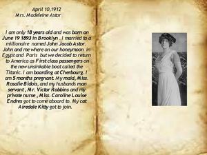 Titanic Scrapbook/Mata