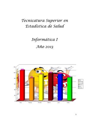 Tecnicatura Superior en Estadística de Salud