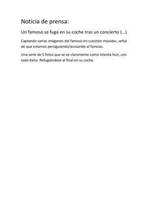 Noticia de prensa