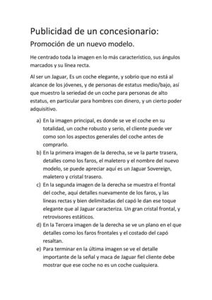Publicidad de un concesionario
