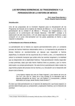 Las Reformas Borbónicas