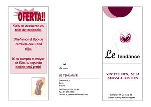 Folleto Itsaso Duran y Eztizen Ugalde