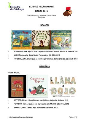 Llibres per Nadal