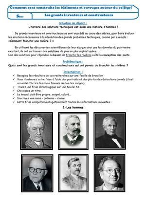 105 p1 ELEVE Les grands inventeurs et constructeurs eleve