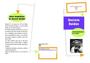 Folleto Sugerencias de Lecturas