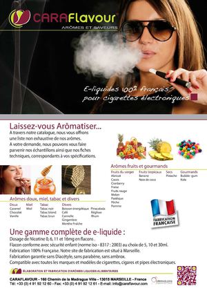 CARAFLAVOUR® - E liquides pour cigarettes électroniques