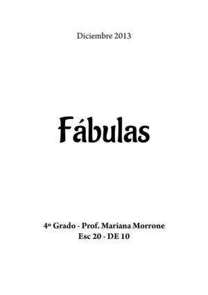 Fábulas