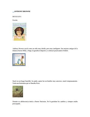 Biografía de Anthony Browne