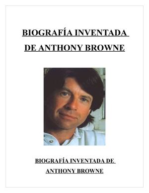 Biografía fantástica de  Anthony Browne 