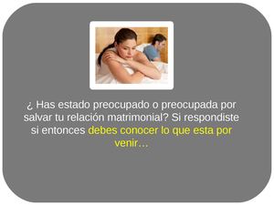 consejos para matrimonios en problemas