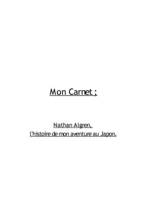 Nathan Algren ; l'histoire de mon aventure au Japon. 