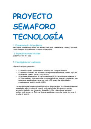 Proyecto Semáforo