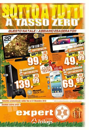 Volantino Expert gruppo Napoli dal 13/12 al 31/12/2013