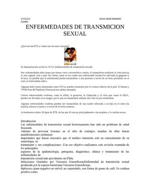 enfermedades de transmicion sexual