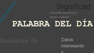 Palabra del Día - Etimologías Grecolatinas.