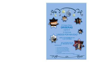 PROGRAMA MANO 5º FESTIVAL "UNIDOS POR NAVIDAD" 2013