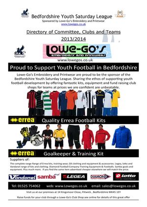 BYSL League Rules 2013-14