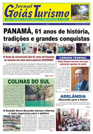 Jornal Goiás Turismo - Edição: Novembro/Dezembro de 2013