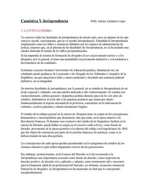 Cauistica Y Jurisprudencia