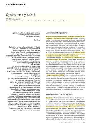 Optimismo y salud (Flores-Lozano)