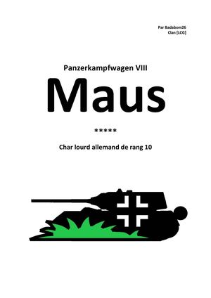 Guide World of Tanks - rang 10 Maus