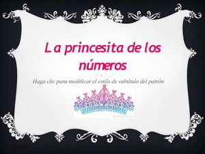 La princesita de los números