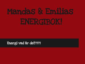 Manda & Emilias energibok