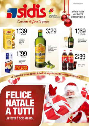 MAXISIDIS dal 9 al 24 dicembre 2013