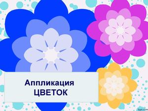 МК ЦВЕТОК аппликация