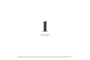 1-HOTEL RESIDENCES - Ultimate LUXURY LIVING SOUTH BEACH - MIAMI